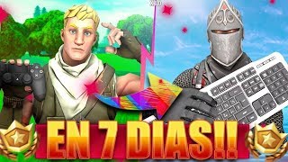 Asi Es Mi Tercera Semana Jugando Con Telcado Y Raton Fortnite