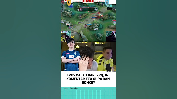 EVOS kalah dari RRQ, komentarnya untuk Moskov Erlan guys? #KBTGames