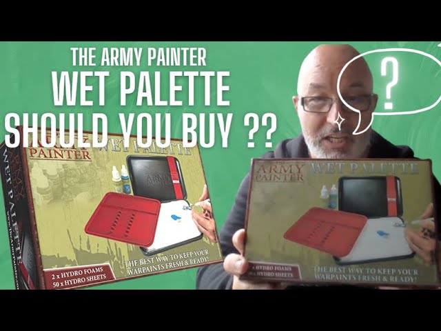 The Army Painter Wet Palette on top of the Sta-Wet Palette for