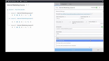 LifterLMS Drip Settings in Course Builder Feature Friday