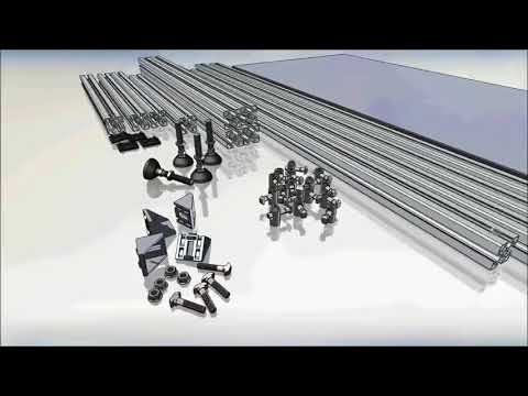 Video: Perfiles De Aluminio Estructural: Perfiles De Máquina (para Máquinas CNC) 11x20 Y 20x20, 30x30 Y 40x40, Perfiles De Otros Tamaños, Fabricantes