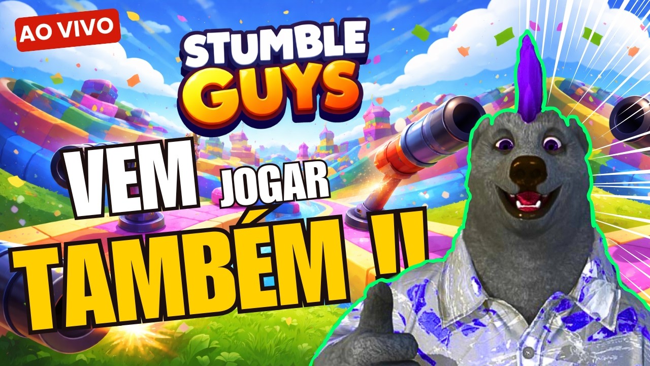 [AO VIVO🔴] NOVO PASSE STUMBLE PASS | PVP x2 e x3 com FILHÃO !! #stumbleguys #livestumbleguys