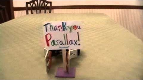 Parallax Boe-Bot customer video with gripper