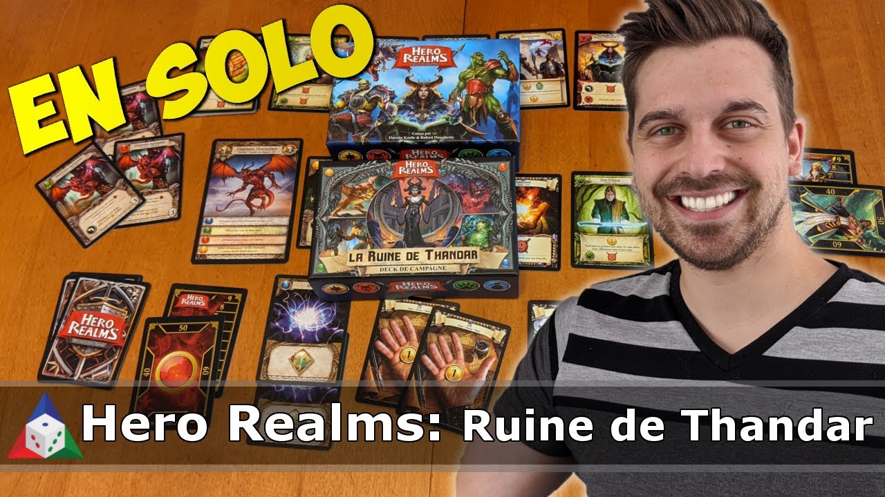 IELLO Hero Realms - La Rovina Di Thandar - Espansione Campagna Cooperativa Gioco Di Carte (in Francese) - copertina