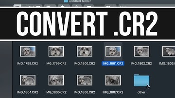 How to Convert .CR2 to .JPG on Mac without downloading programs or websites