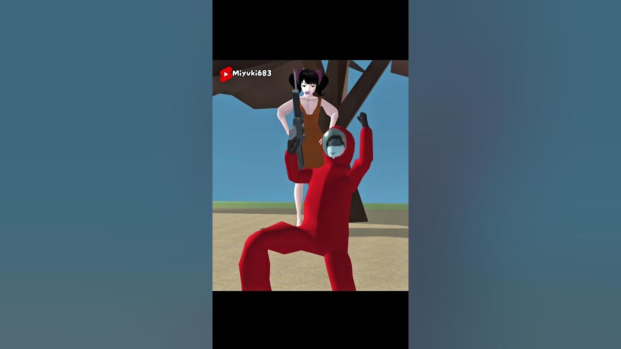 ketika Anomali ikut Squid game💀🗿 #sakuraschoolsimulator #shorts  #music #sakurass #roblox #sakurass
