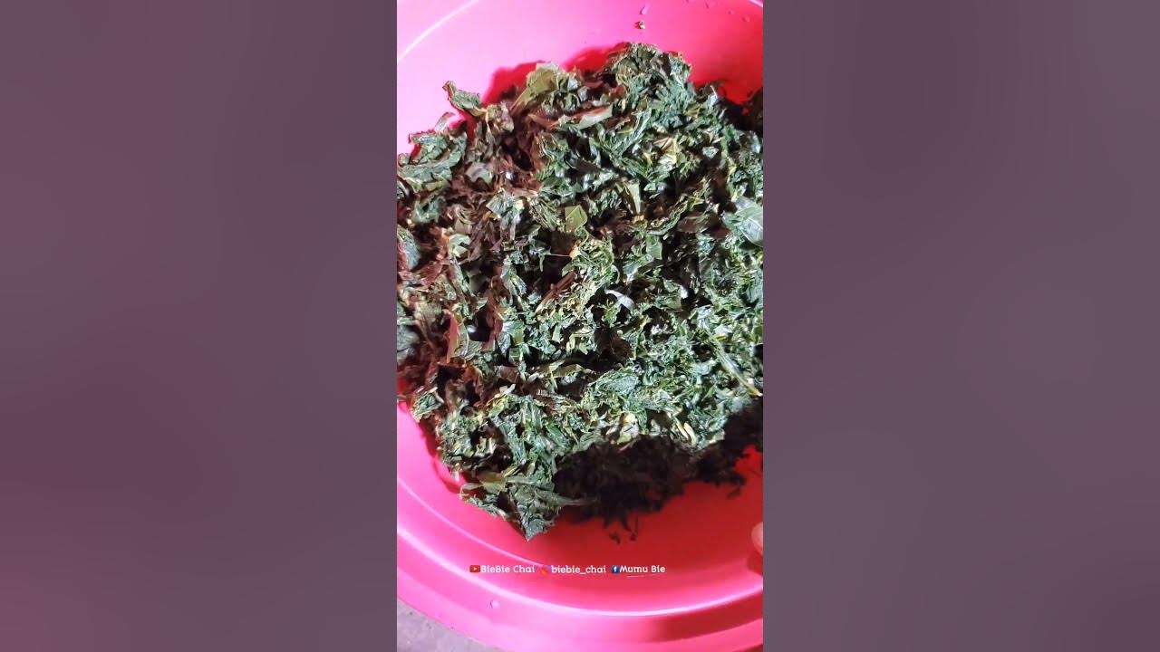 Resep sayur daun singkong...