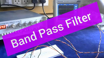 Band Pass Filter | BPF| experiment AC Lab| Circuit Diagram | Breadboard| Diploma Btech