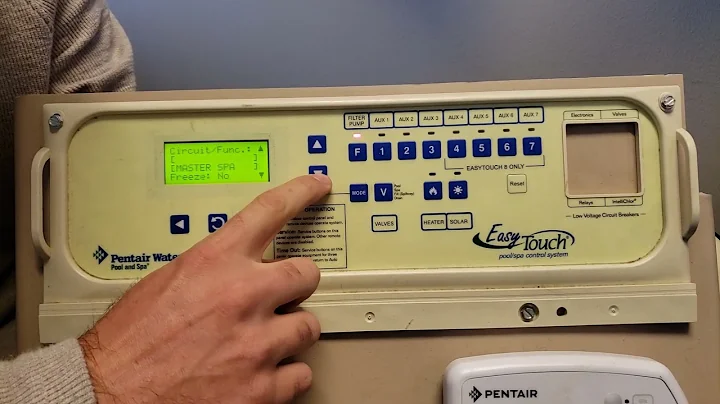 How To Check If Freeze Protect Is On For Pentair Easy Touch