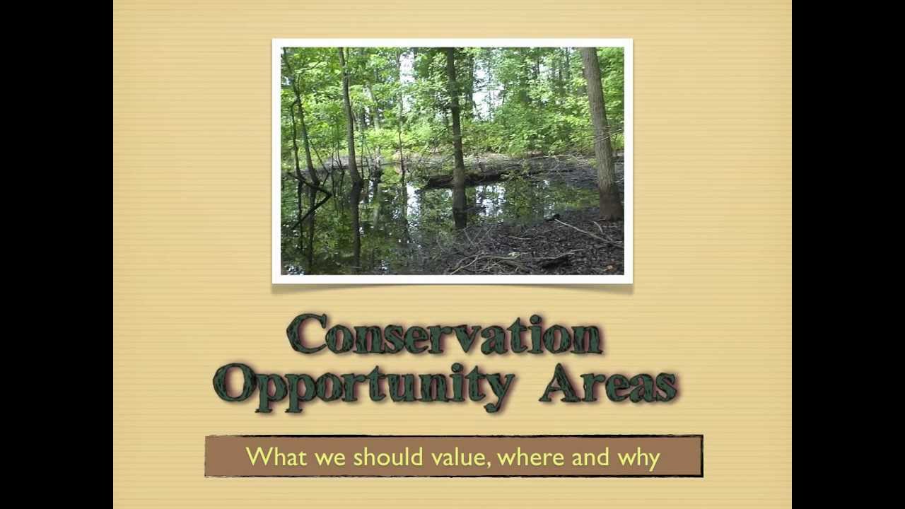 Conservation Opportunity Areas - YouTube
