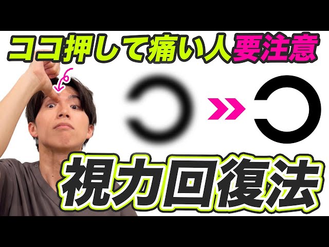 ２０分で0.5アップ！　視力回復の新常識～視力回復整体 20分で0.5アップ！ 視力回復の新常識～視力回復整体