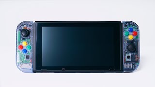 Nintendo Switch transparente - Cómo cambiar carcasa