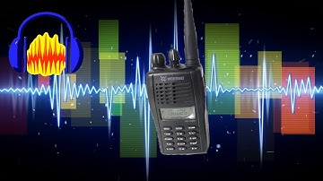 HOW TO MAKE A WALKIE TALKIE/MILITARY RADIO VOICE USING AUDACITY!!! || Audacity