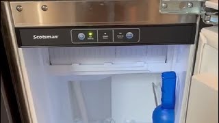 Scotsman CU50GA Undercounter Ice Maker Review, Crystal Clear Unique ice cubes