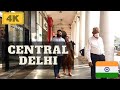 4K Walk in Central Delhi Compilation - Central Delhi Tour - India Tour