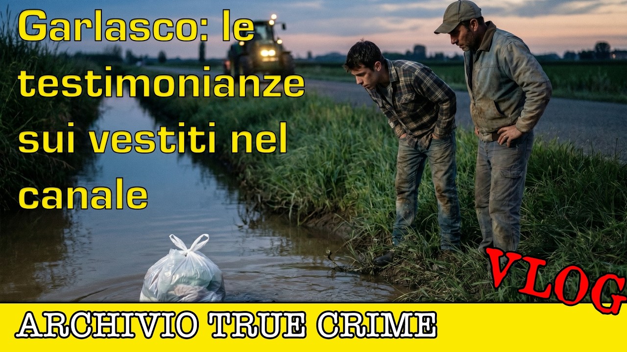 Garlasco: il mistero dei vestiti nel canale e la fine del testimone | ARCHIVIO TRUE CRIME VLOG