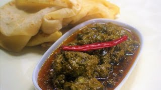 GREEN CHICKEN (SHADIYON WALA) WITH RUMALI ROTI- HARA CHICKEN WITH RUMALI ROTI