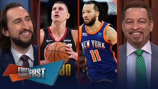 Nuggets beat T-Wolves, Jokic dominates \u0026 Brunson leads Knicks past Pacers | NBA | FIRST THINGS FIRST