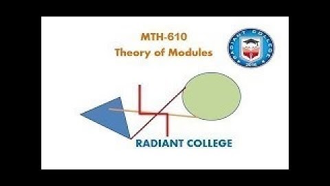 MTH-610 Theory of Modules lec 9  2nd isomorphism theorem