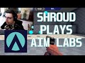 Tenz teaches shroud aim lab  aim training