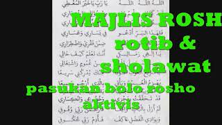 Rotibul Hadad Teks + Audio Majlis Rotib dan Sholawat (ROSHO)