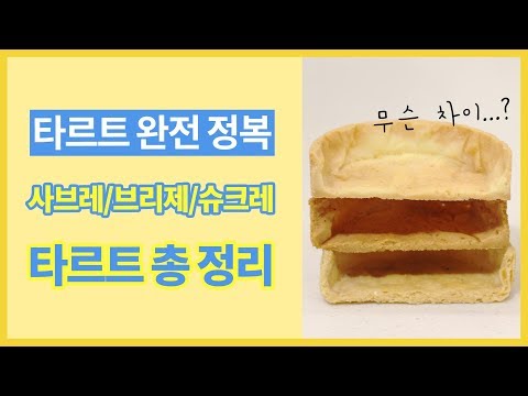 이건 공유하지말고 혼자보세요!! 타르트지 싹 정리해드립니다.