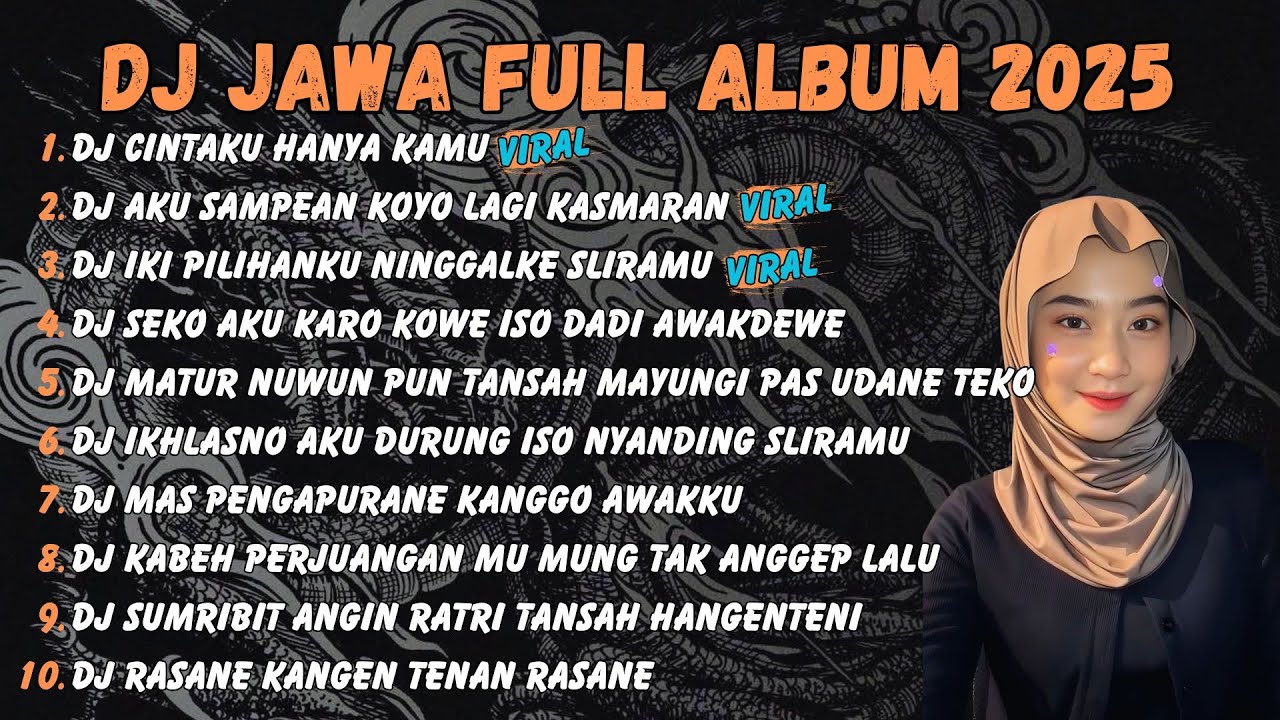 DJ JAWA TERBARU 2025 FULL BASS🎵DJ CINTAKU HANYA KAMU AHH🎵DJ IKI PILIHAN KU NINGGALKE SLIRAMU🎵
