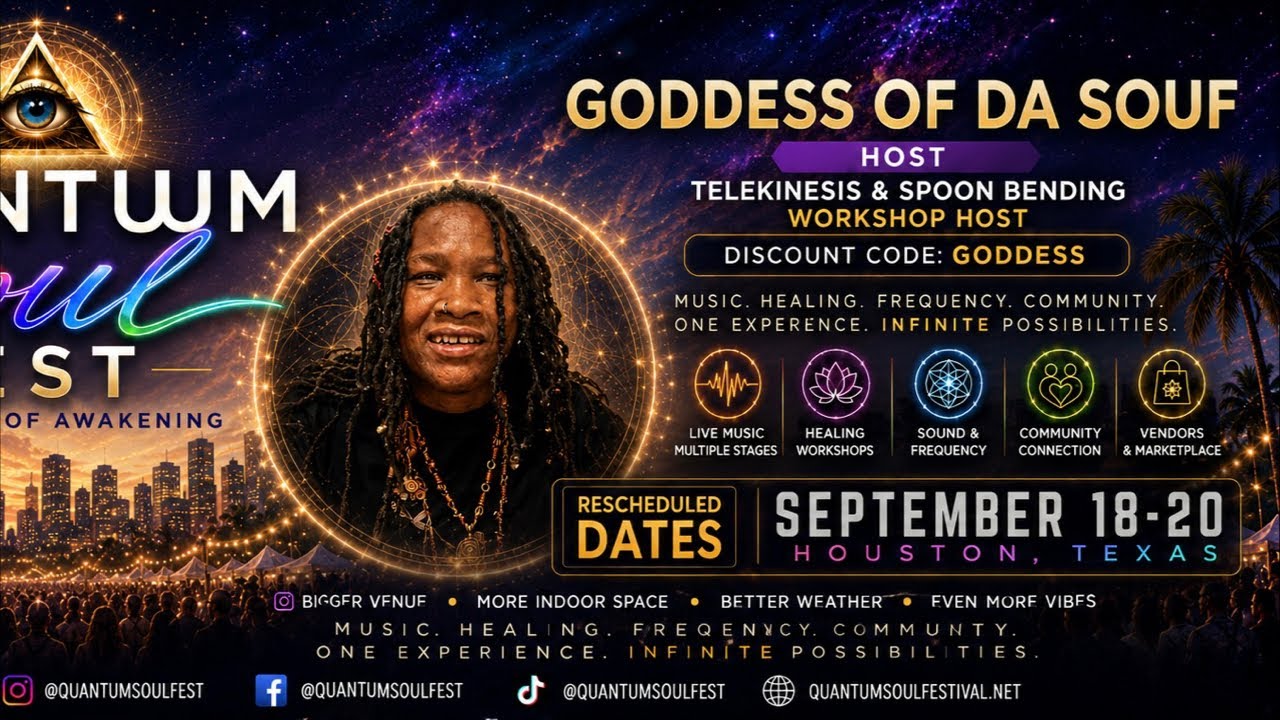 Live Telekinesis Workshop at Quantum Soul Fest