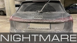 HORRIFYING amount of salt - Audi E-tron cleaning