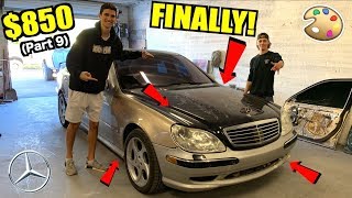 $850 Mercedes S600 V12 Off To Paint! + New Car Reveal!