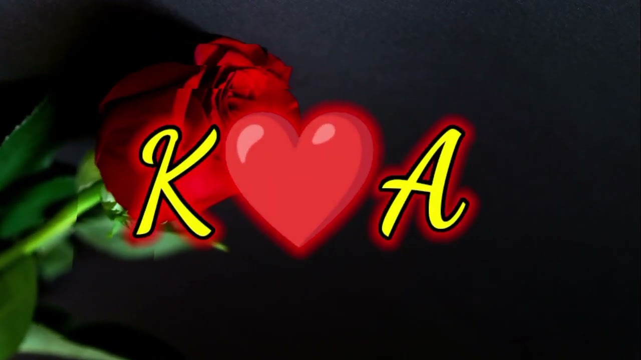 K love A 💕 letter whatsapp status video download