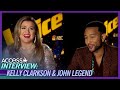 Kelly Clarkson Reacts To John Legend Calling Her The Most Competitive 'Voice' Coach