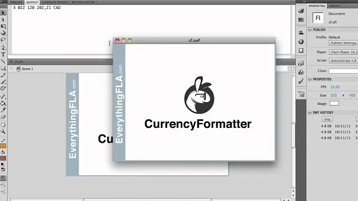 flash.globalization.CurrencyFormatter as3 101
