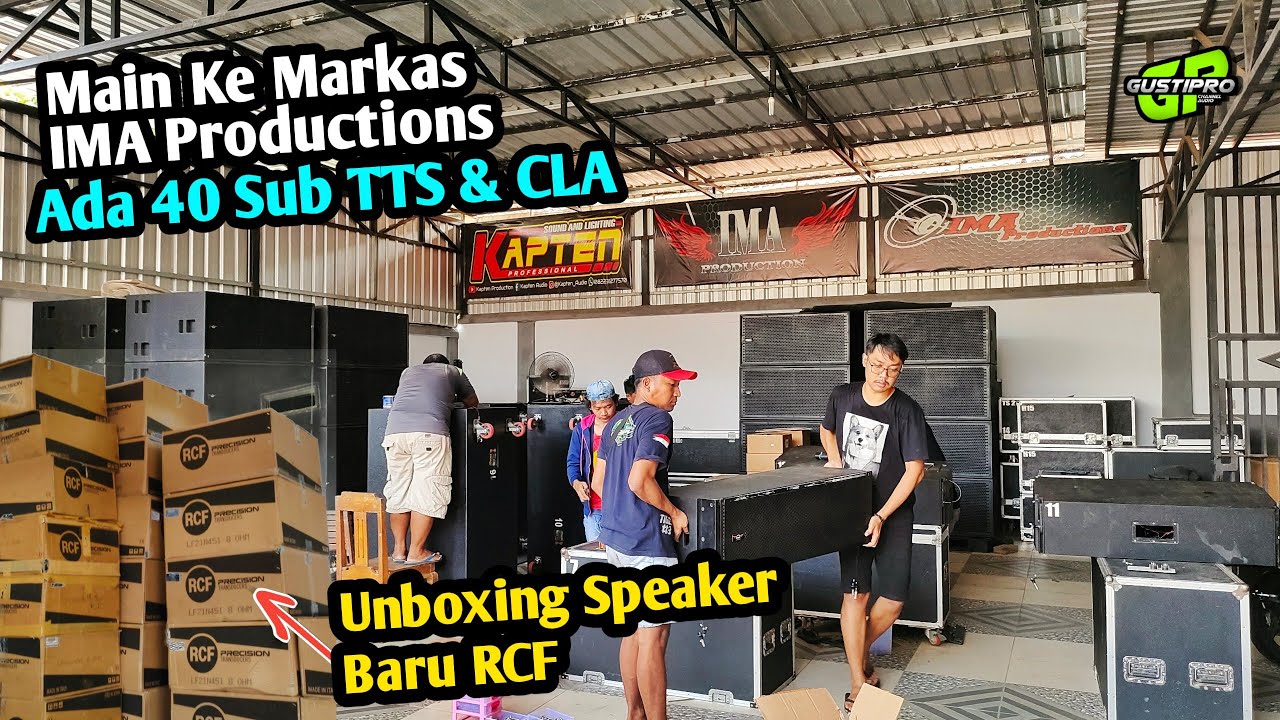 Persiapan Karnaval di Malang IMA Pro ada Speaker baru RCF neo 21 inch