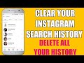 How to clear Instagram Search history || Instagram Trick