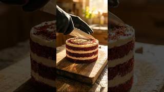 Satisfying Red Velvet Cake Cutting 🍰 ASMR | Perfect Slice Therapy 😍