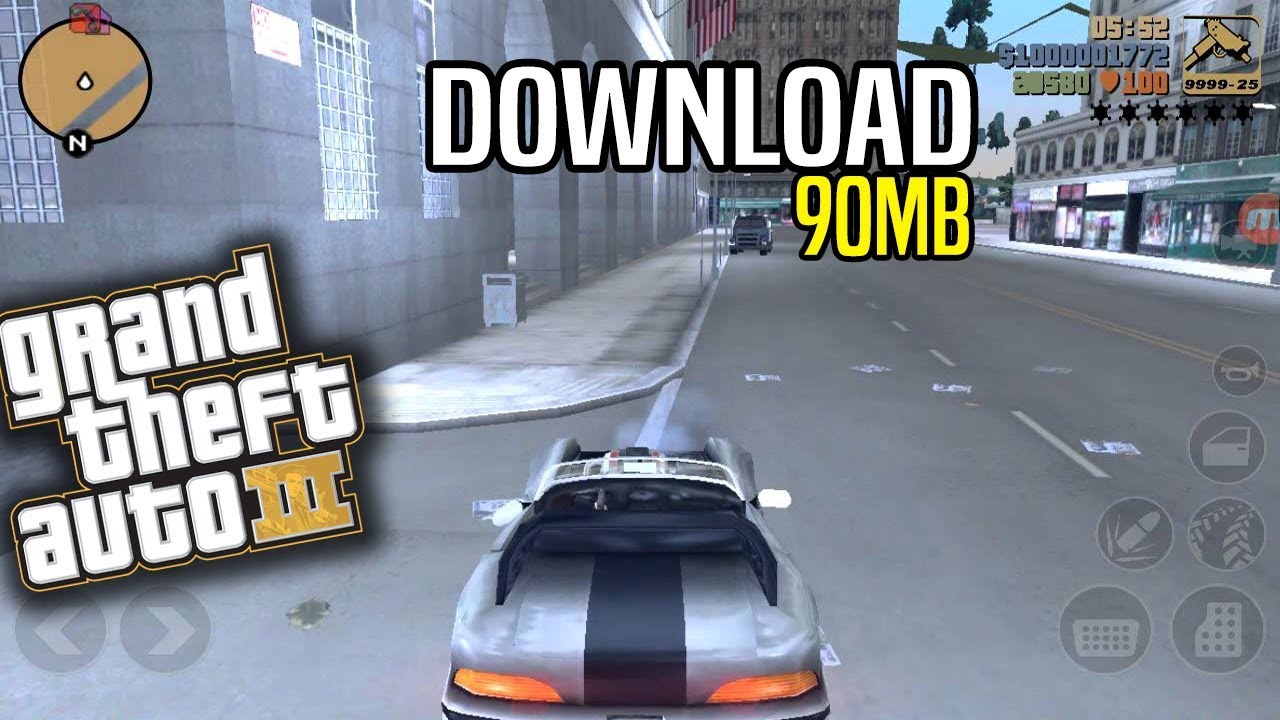 GTA 3 APK+DATA Android Highly Compressed Download