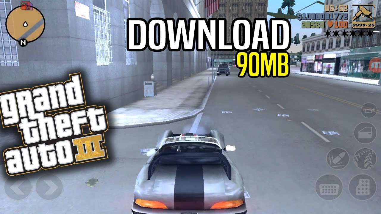 Latest GTA 3 Liberty City APK + OBB (4MB) - Highly Compressed