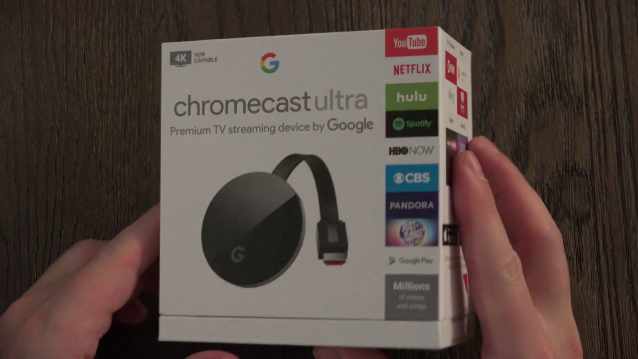 Google Chromecast Ultra 4k HDR Unboxing 
