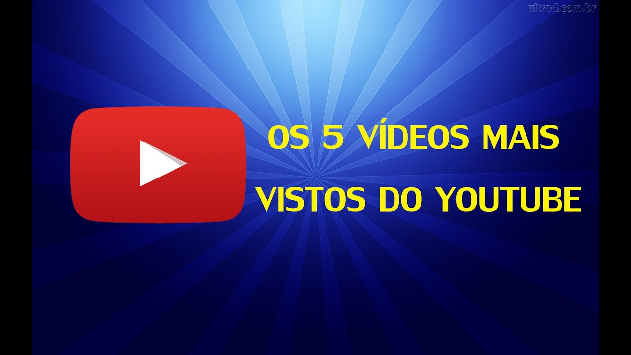 Os 5 Vídeos Mais Vistos Do Youtube Youtube