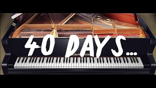 '40 Days...' - blessthefall (Full Piano Playthrough) [New Cover HD Audio] 2021