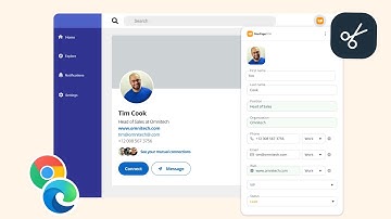 Scrape contact data from Emails, Social Media and Web Pages | CRM Lead Clipper
