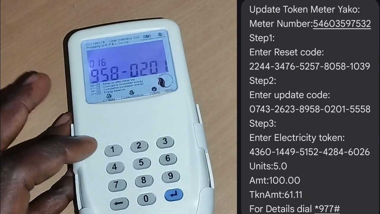 How to update KPLC Token Meter Deadline August 2024 YouTube