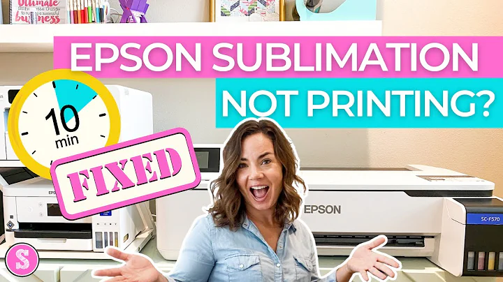 Fix an Epson Sublimation Printer That's Not Printing in 10 Minutes or Less