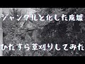 【作業動画】ジャングルと化した廃墟をひたすら草刈りしてみた【ASMR？】