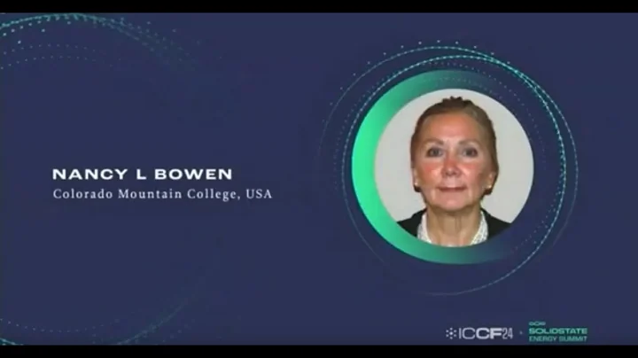 ICCF24 Presents: Nancy L Bowen - Applying Nuclear ...