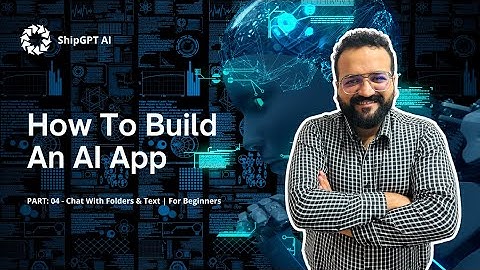 How to Build an AI App with ShipGPT | Final Part  - Chat With Folders  | For Beginners