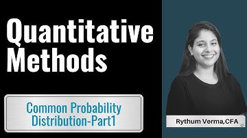 Reading 4  CFA Level 1 Common Probability Distributions