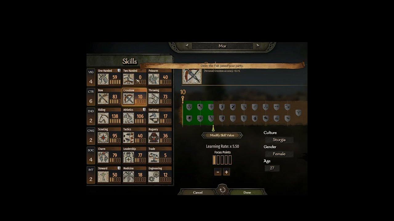All The Companions In Mount And Blade 2 For gamepass mod shorts 