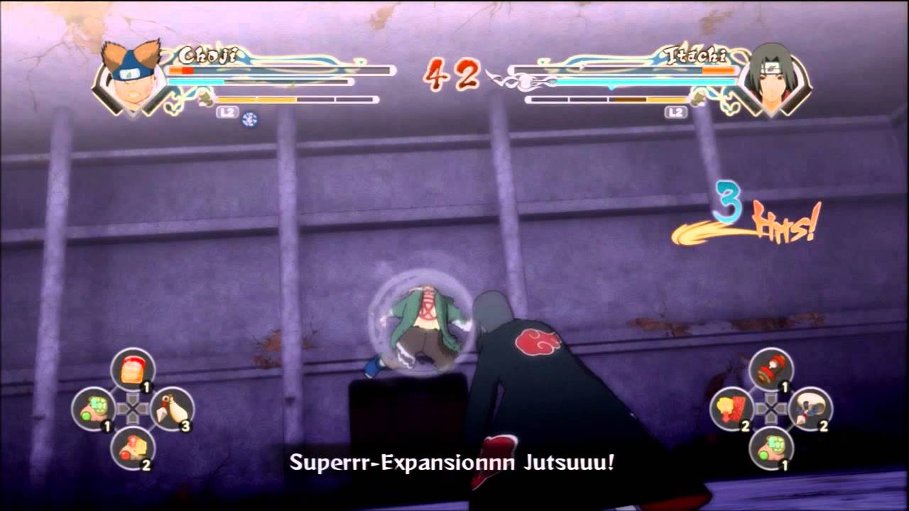 Naruto Generations Young Choji Super Expansion Jutsu - YouTube